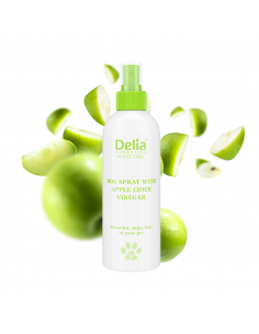 Dog spray with apple vinegar