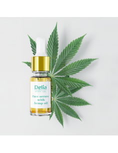 Face serum with hemp oil