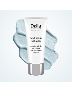 Facial peeling with acids